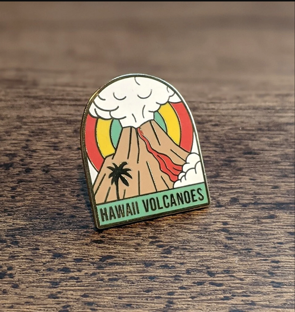 Hawaii Volcanoes National Park Enamel Pin