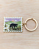 Great Smoky Mountains National Park Stamp Enamel Keychain