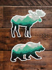 Bison Sticker, waterproof vinyl for Laptop, Car Window, cooler, bumper and water bottle.