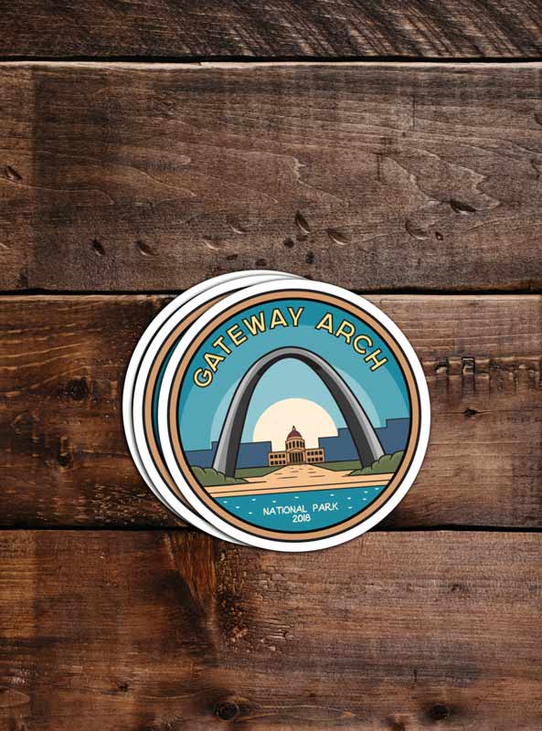 Gateway Arch National Park Sticker