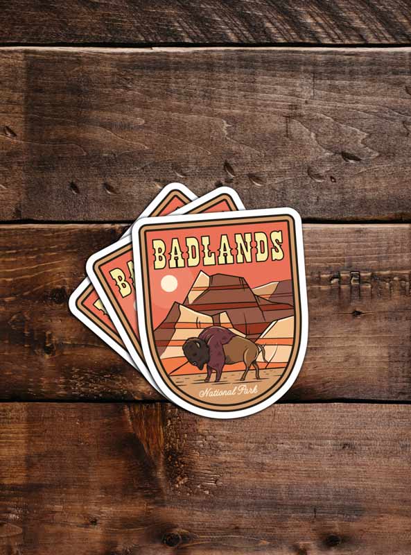 Badlands National Park Sticker