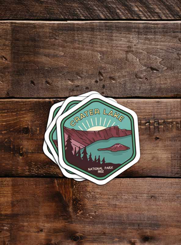 Crater Lake National Park Sticker