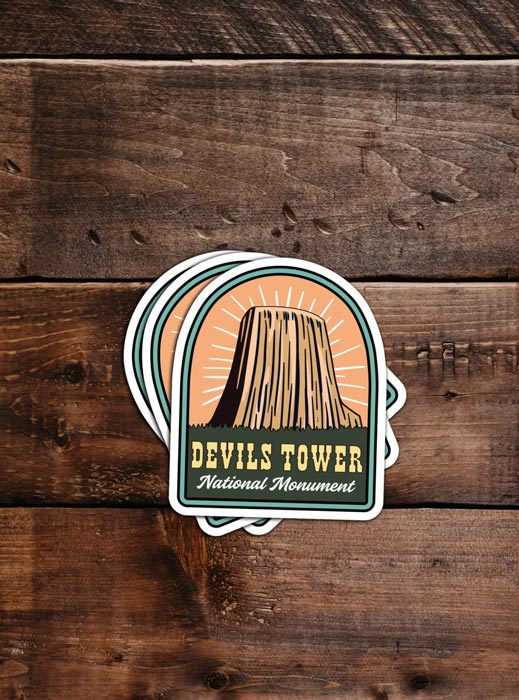 Devils Tower National Monument Sticker
