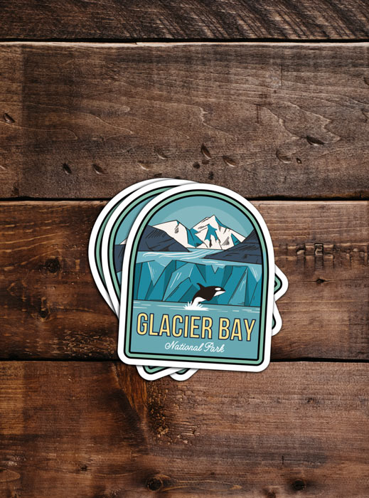 Glacier Bay National Park Sticker