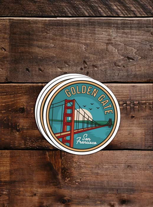 Golden Gate Sticker