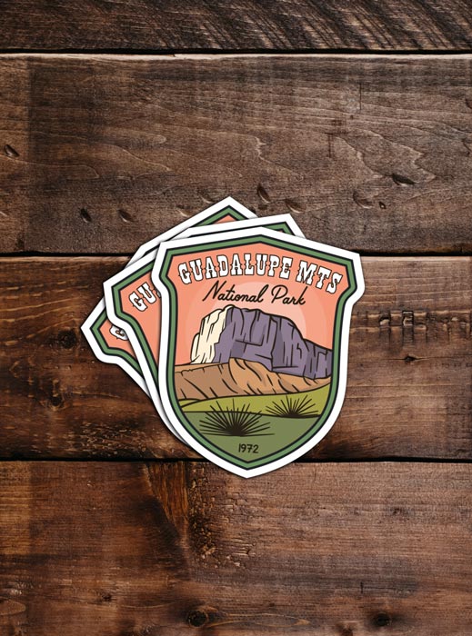 Guadalupe Mountains National Park Sticker