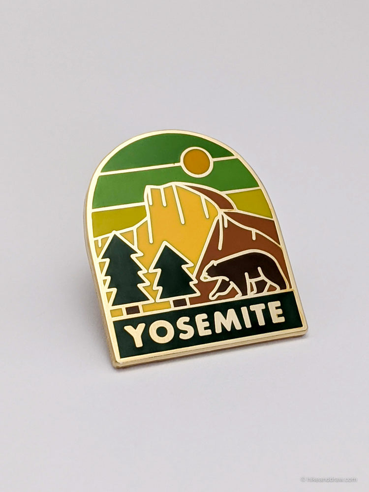 Yosemite National Park Enamel Pin