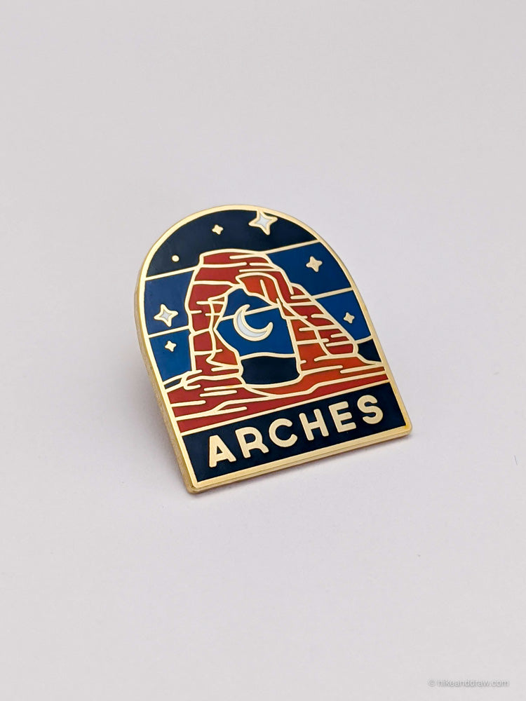 Arches National Park Enamel Pin