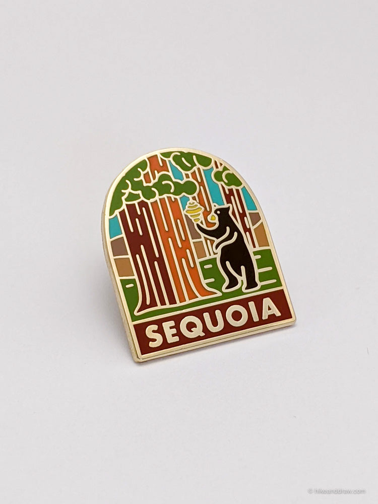 Sequoia National Park Enamel Pin