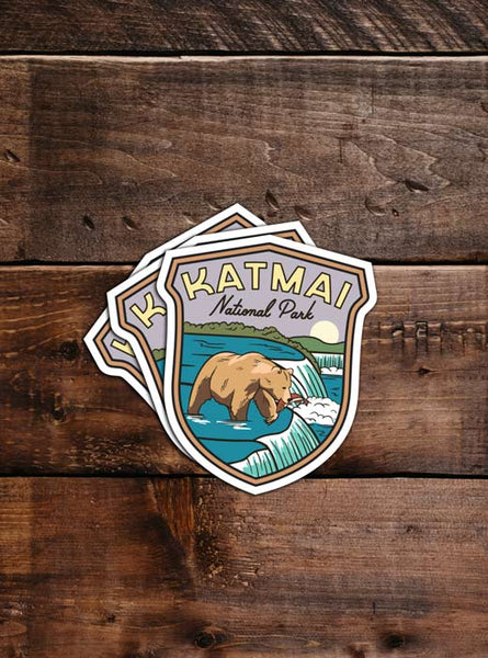 Katmai National Park Sticker