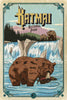katmai national park poster