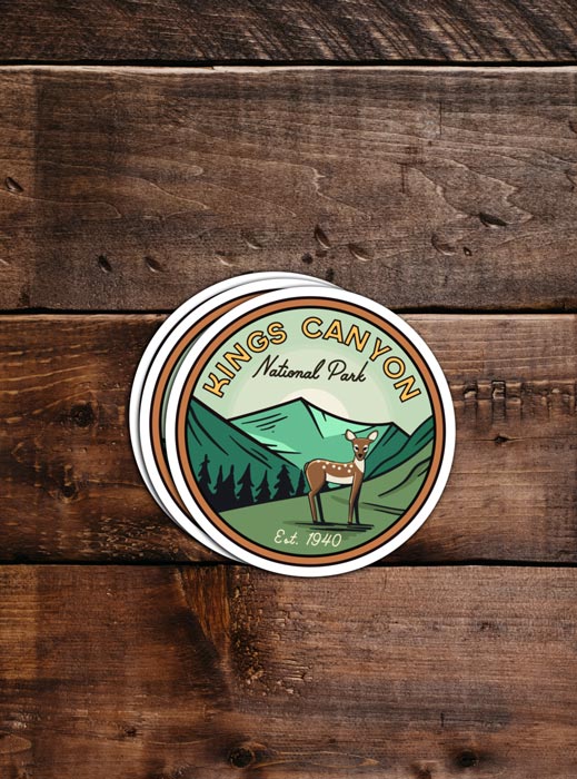 Kings Canyon National Park Sticker