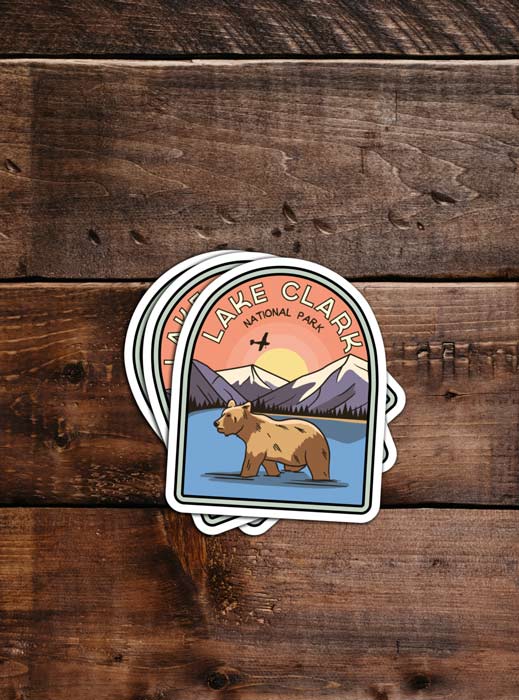 Lake Clark National Park Sticker
