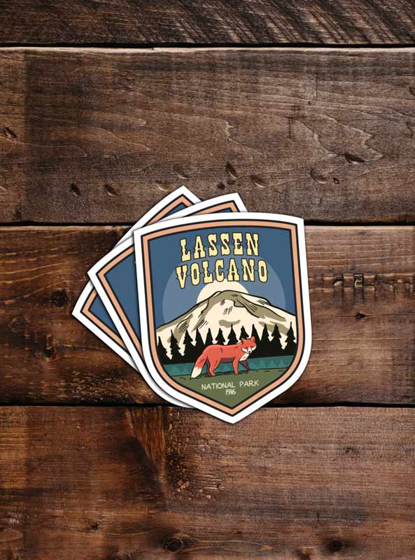 Lassen Volcanic National Park Sticker