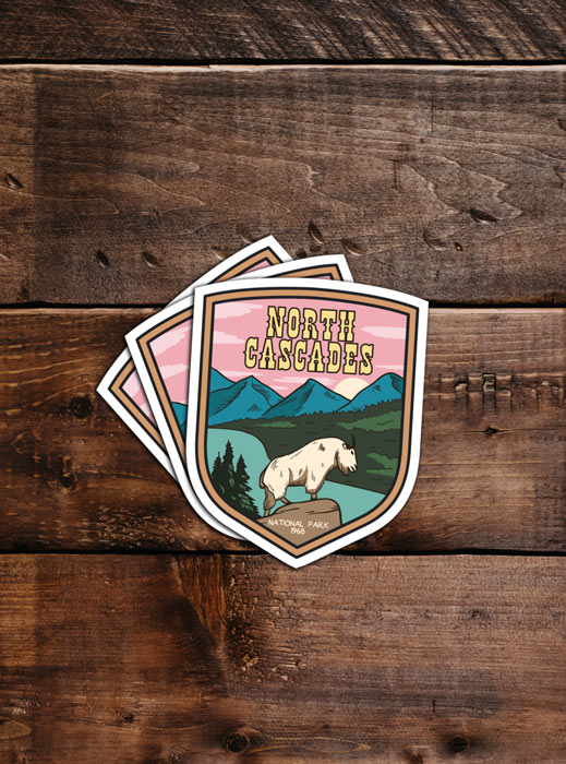 North Cascades National Park Sticker