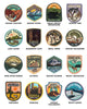 Embroidered iron on National Park patches, GET 5, 10, 20, 30 patches, choose your favorites from our NP Collection