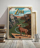 Zion National Park Poster