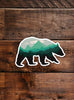 Black bear Sticker, waterproof vinyl for Laptop, Car Window, cooler, bumper and water bottle.