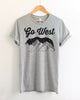 go west shirt bear