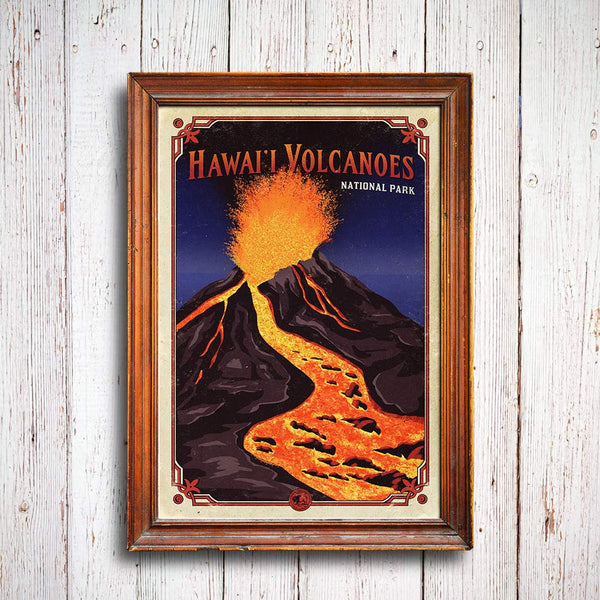 Hawaii Volcanoes National Park Poster