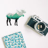 Moose Sticker, waterproof vinyl for Laptop, Car Window, cooler, bumper and water bottle.