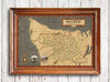 olympic national park map print
