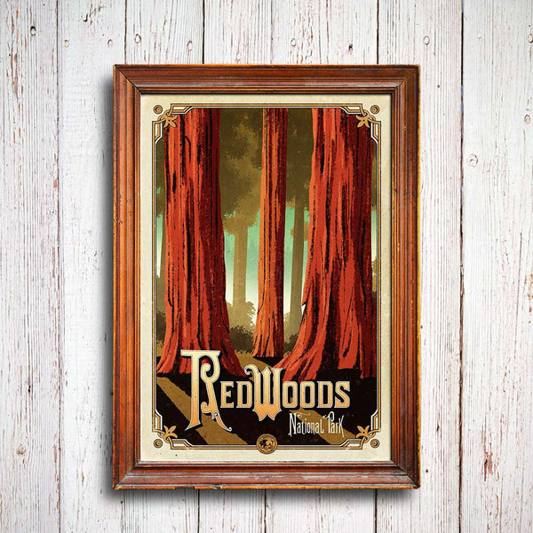 Redwoods National Park Poster