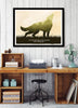 wolf wall art