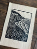 Big Sur linocut print