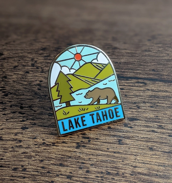 Lake Tahoe Enamel Pin