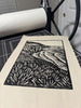 Big Sur linocut print