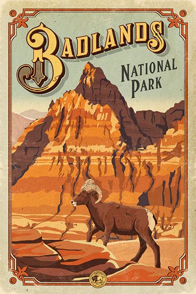 Badlands National Park Poster