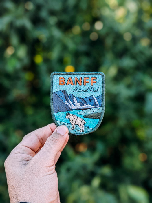 Banff National Park Embroidery Patch