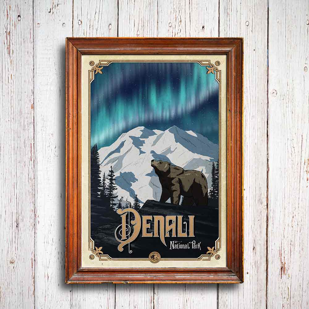 Denali National Park Poster