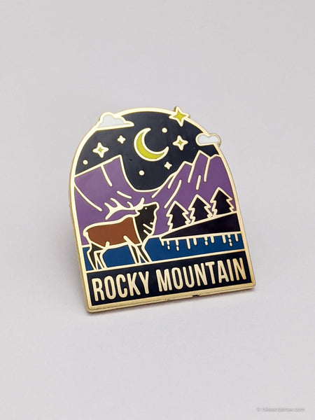 Rocky Mountain National Park Enamel Pin
