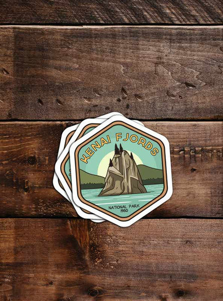 Kenai Fjords National Park Sticker