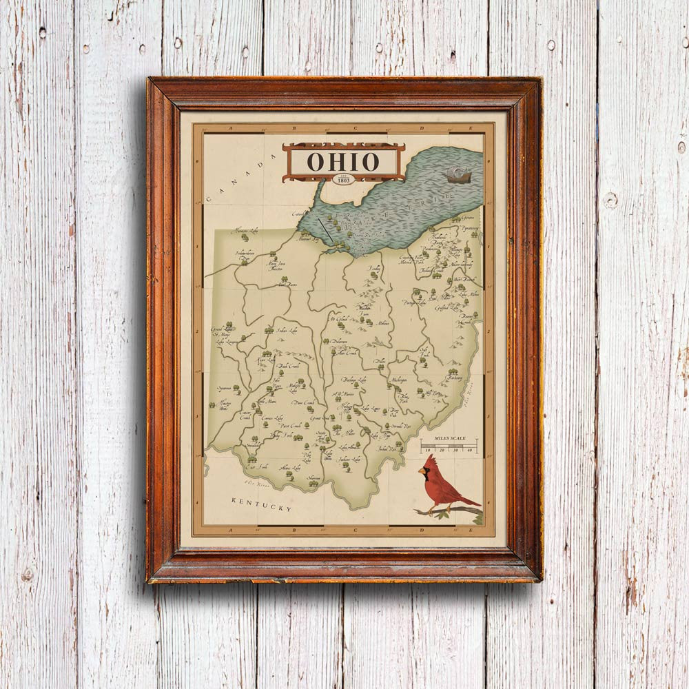 Ohio State Parks Map Thelonebison