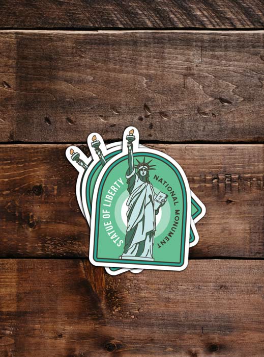 Statue of Liberty National Monument Sticker