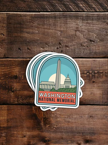 Washington National Memorial Sticker