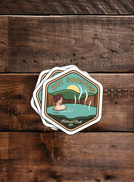 Hot Springs National Park Sticker