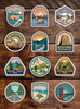 National Park Stickers, GET 3, 6, 10, 20, 30 or 63 Vinyls for Laptop, water bottle or car