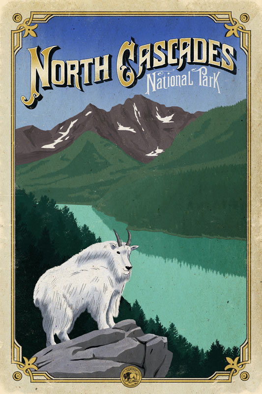 North Cascades National Park Poster